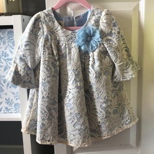 Lace little girls dress